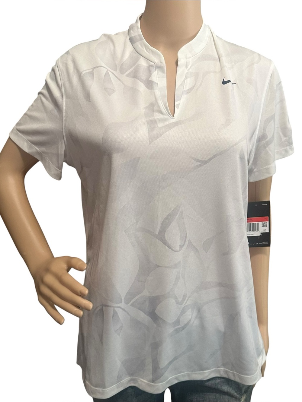 Nike Womens Dri-FIT Victory Printed Golf Polo - CK0141 Sz LG
